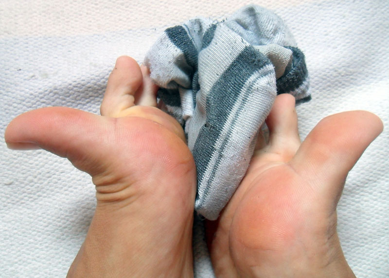 Gestreifte Socken